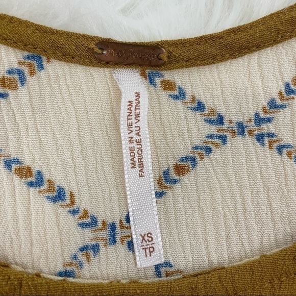 Free People Touch of Love Side Tie Tank Top, Size XS - Picture 6 of 8